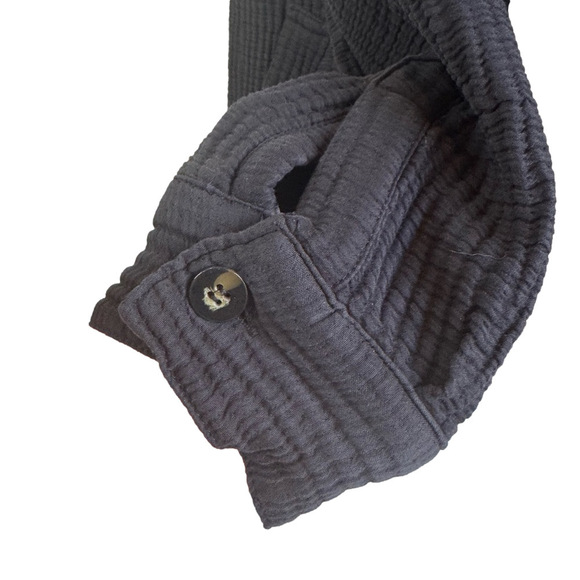 STOOSH Muslin Button-Up Shacket - Picture 7 of 10